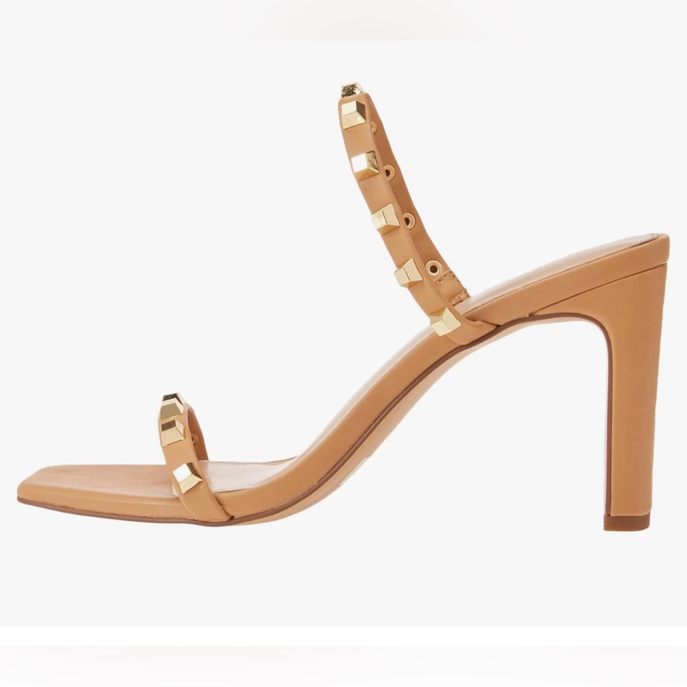 Women's Avery Square Toe Two Strap High Heeled Sandal